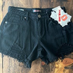 Hot Kiss Mid Rise Midi Shorts
